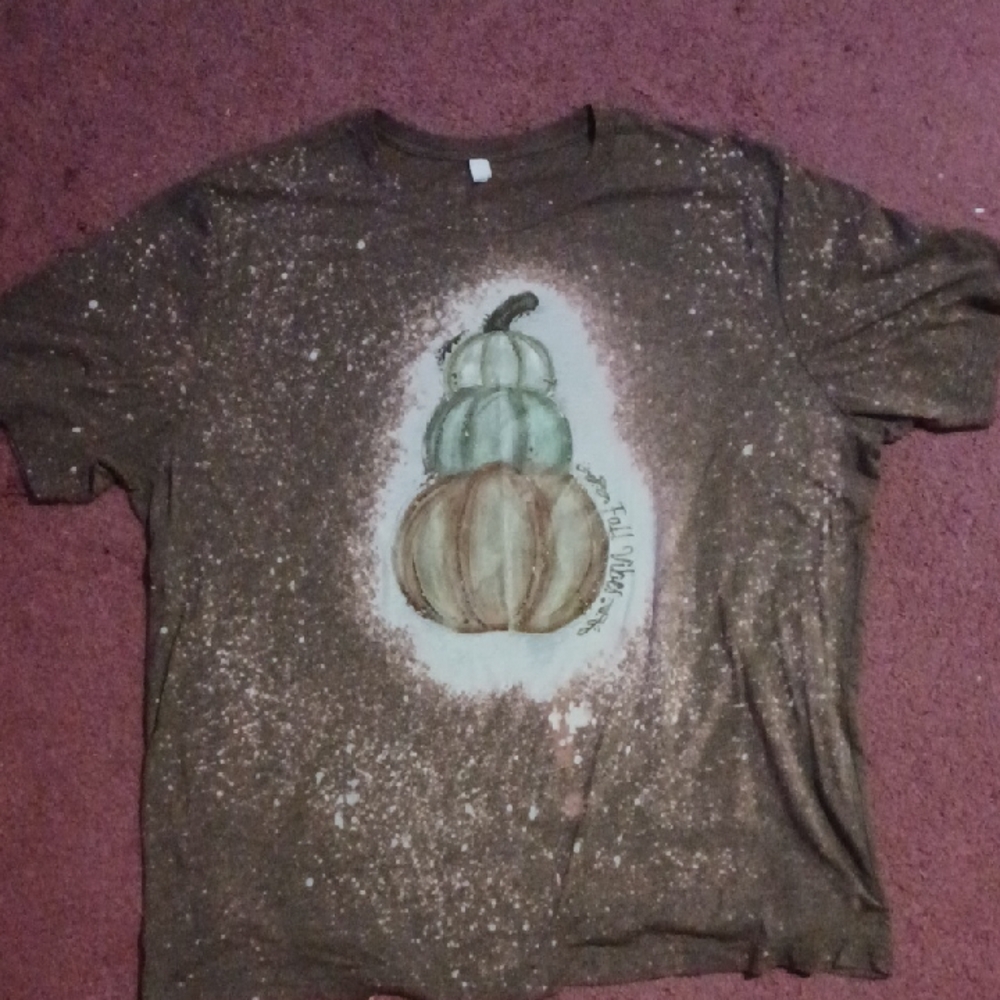 Brown Pumpkin Graphic T-Shirt